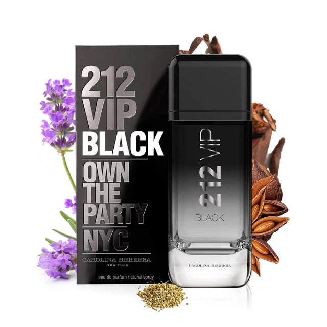 CAROLINA HERRERA 212 VIP BLACK HOMBRE