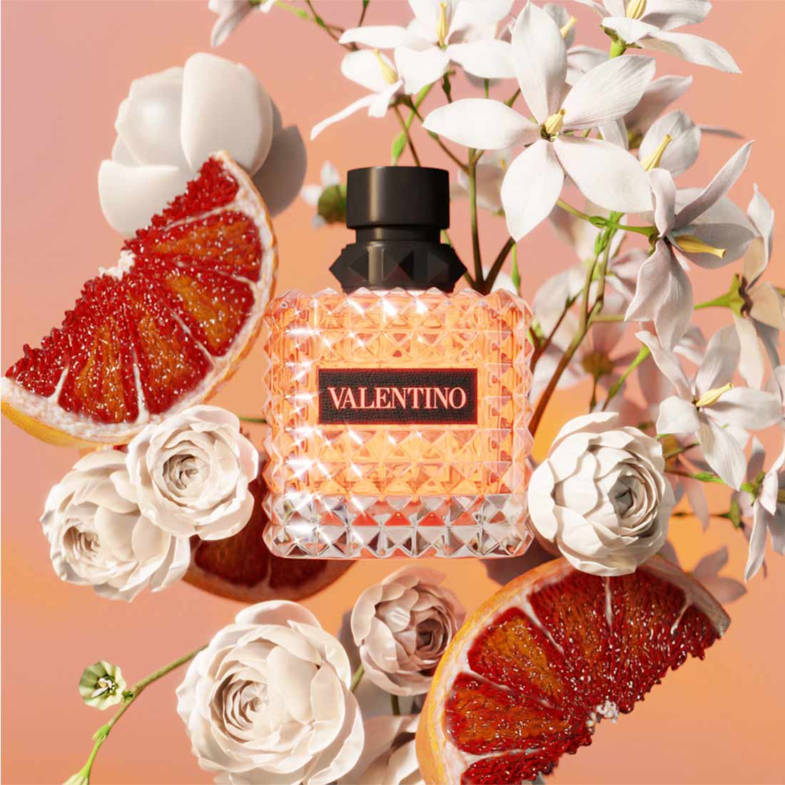 VALENTINO DONNA BORN IN ROMA CORAL FANTASY DAMA
