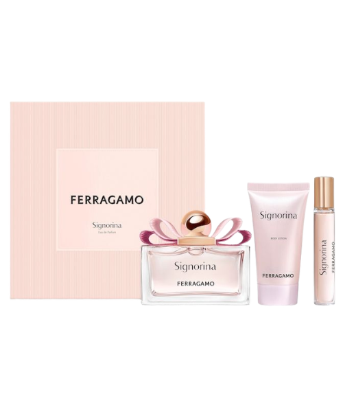 SET SALVATORE FERRAGAMO SIGNORINA EDP DAMA