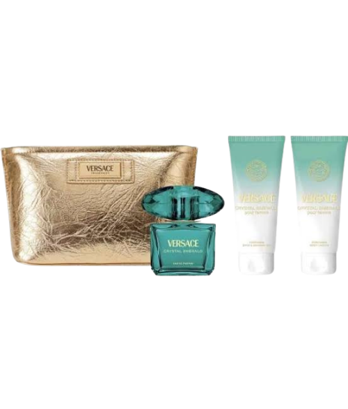 SET VERSACE CRYSTAL EMERALD POUR FEMME