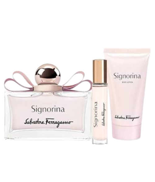 SET SALVATORE FERRAGAMO SIGNORINA EDP DAMA