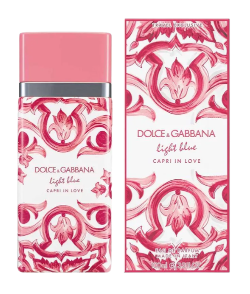 DOLCE & GABANNA LIGHT BLUE CAPRI IN LOVE TRAVEL EXCLUSIVE