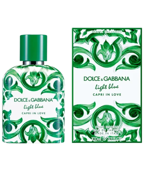 DOLCE & GABANNA LIGHT BLUE CAPRI IN LOVE TRAVEL EXCLUSIVE HOMBRE