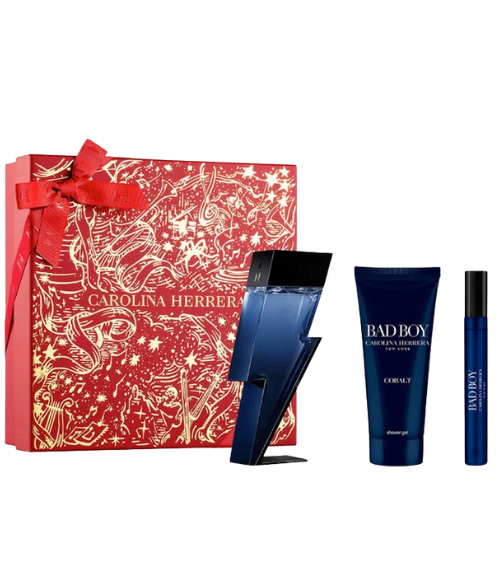 SET CAROLINA HERRERA BAD BOY COBALT  EDT HOMBRE