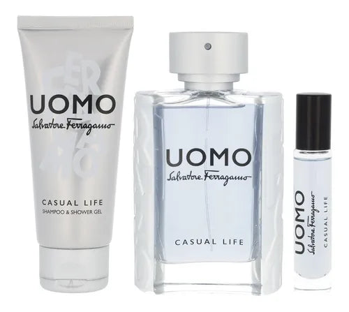SET SALVATORE FERRAGAMO UOMO CASUAL LIFE HOMBRE