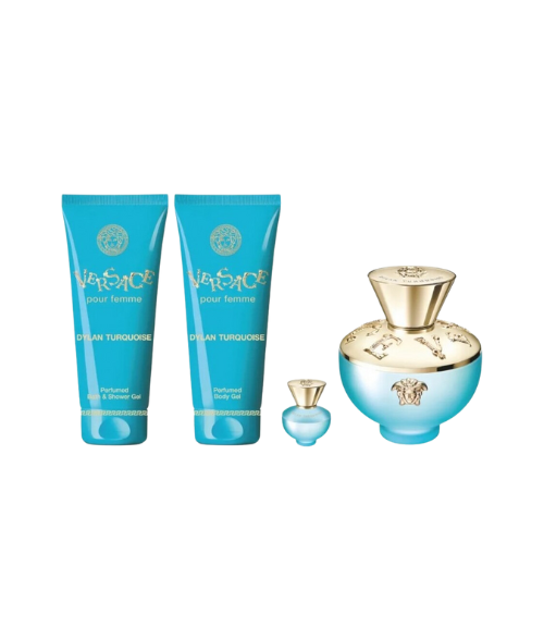 SET VERSACE DYLAN TURQUOISE DAMA