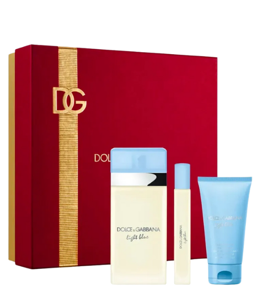 SET DOLCE GABBANA LIGHT BLUE DAMA
