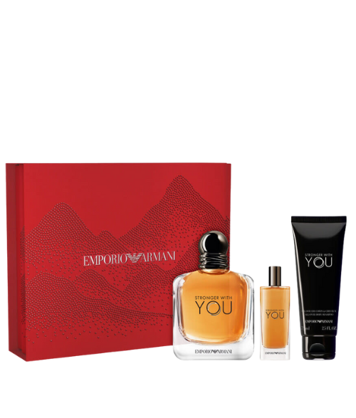 SET ARMANI STRONGER WITH YOU EDT HOMBRE