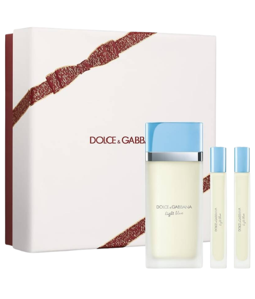 SET DOLCE & GABBANA LIGHT BLUE X 2 PERFUMEROS DAMA