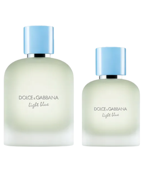 SET DOLCE GABBANA LIGHT BLUE HOMBRE