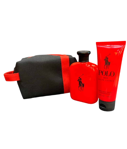 SET RALPH LAUREN POLO RED + BOLSO VIAJERO HOMBRE