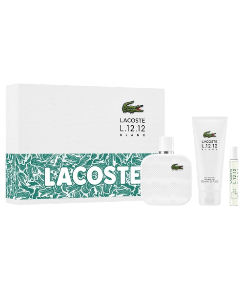 SET LACOSTE L.12.12 BLANC EDT
