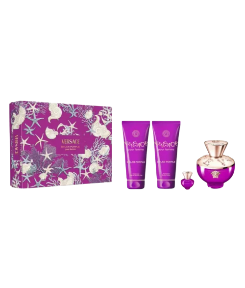 SET VERSACE DYLAN PURPLE DAMA