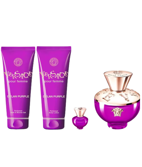 SET VERSACE DYLAN PURPLE DAMA