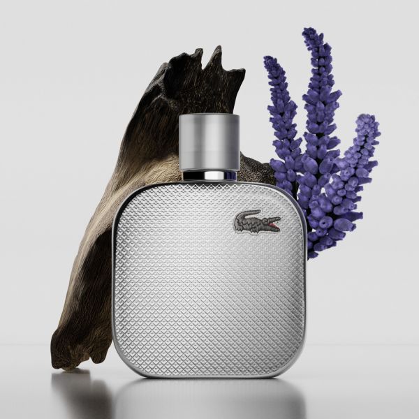 LACOSTE L.12.12 SILVER GREY HOMBRE