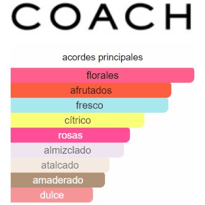 COACH FLORAL BLUSH DAMA
