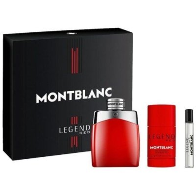 SET MONT BLANC LEGEND RED HOMBRE