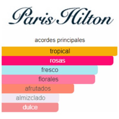PARIS HILTON ROSE RUSH DAMA