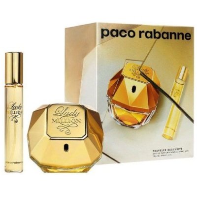 SET TRAVELER PACO RABANNE LADY MILLION DAMA