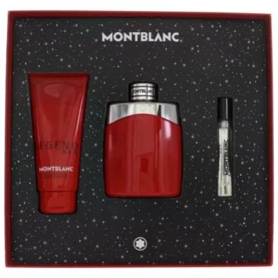 SET MONT BLANC LEGEND RED HOMBRE