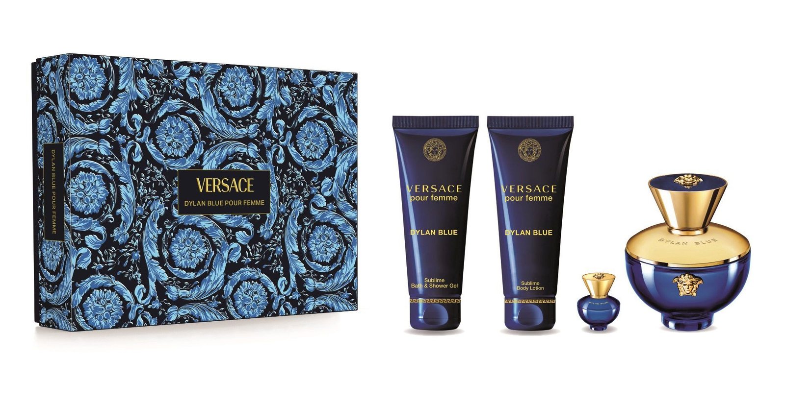 SET VERSACE POUR FEMME DYLAN BLUE