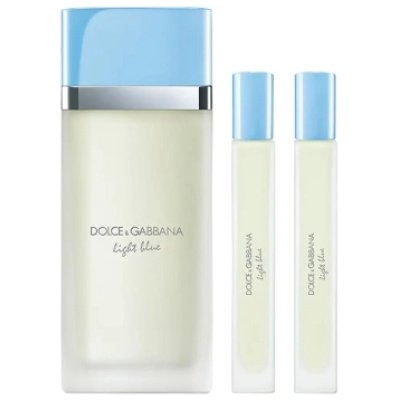 SET DOLCE & GABBANA LIGHT BLUE X 2 PERFUMEROS DAMA