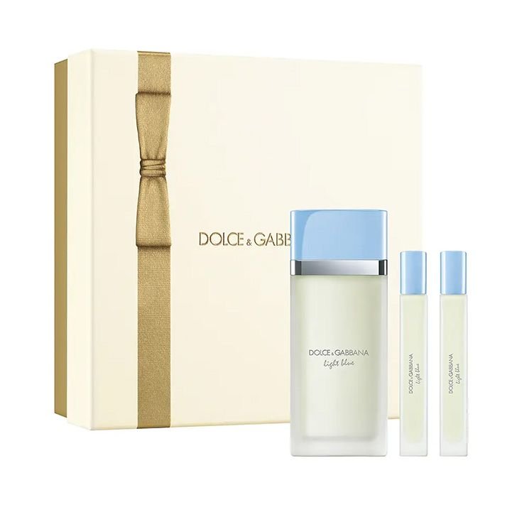 SET DOLCE & GABBANA LIGHT BLUE X 2 PERFUMEROS DAMA