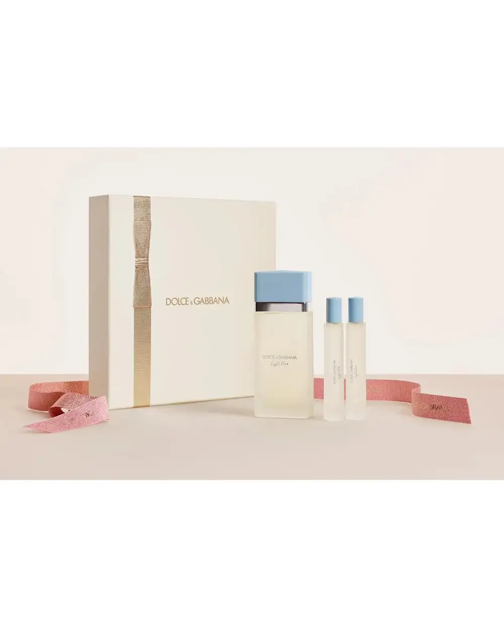 SET DOLCE & GABBANA LIGHT BLUE X 2 PERFUMEROS DAMA